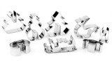 Christmas 3D Stainless Steel Cookie Cutter Xmas tree Metal Cookies Biscuit Mold Fondant Cake Decorating Tools baking tool C0105