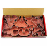 Christmas 3D Stainless Steel Cookie Cutter Xmas tree Metal Cookies Biscuit Mold Fondant Cake Decorating Tools baking tool C0105