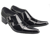 Christia Bella Luxury Genuine Leather Men Shoes Business Formal Monk Shoes Fashion Oxfords Mens Wedding Dress Shoes Big Size