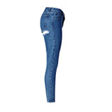 ChoosyVirgo Female Street Snap fashion Denim Pants lady skinny jeans Boyfriend Jean Nightclub trousers / Hole In Buttocks