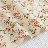 Choose size 100% cotton fabric twill Flower fabric DIY for Rural bedding cloth Sewing patchwork quilting fabrics