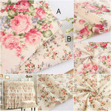 Choose size 100% cotton fabric twill Flower fabric DIY for Rural bedding cloth Sewing patchwork quilting fabrics