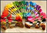 Choose Any Thread Code From 447 Colors Freely 50 Pieces Of Thread Cross Stitch Thread Yarn Floss---Similar With DMC