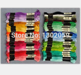 Choose Any Thread Code From 447 Colors Freely 50 Pieces Of Thread Cross Stitch Thread Yarn Floss---Similar With DMC