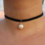 Choker Necklaces Women Black Velvet Suede Leather Chain Short Collares Fashion Jewelry Gothic 90's Bijoux Steampunk ras de cou