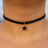 Choker Necklaces Women Black Velvet Suede Leather Chain Short Collares Fashion Jewelry Gothic 90's Bijoux Steampunk ras de cou