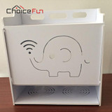 CHOICE FUN 4 layers Home office Router wifi rack organizer Flip Router Storage Box For Router