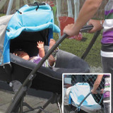 Baby Stroller Accessories Cotton Baby Carriage Sunshade Cloth Curtain For Stroller Pram Sunshade Buggy Canopy Cover