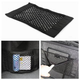 Baby Stroller Accessories Car Back Rear Trunk Seat Elastic String Net Mesh Storage Bag Pocket Cage