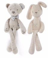 Baby Soft Brinquedos Plush Rabbit Bunny &amp; Bear Sleeping Mate Stuffed &amp; Plush Animals Toys
