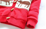 Baby snow wear coat Thick Climbing Clothes Newborn Boys Girls Warm sweater Jacket winter Christmas Deer Hooded Outwear