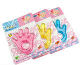 Baby Silicone Teether Water Filled Plam Shape Baby Teethers Food Safe Silicone Children Kids Teethers