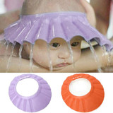 Baby Shower cap Adjustable Shampoo Shower Wash Hair Shield Toddler Kids Bathing Bath Protect Soft Cap Baby Care accessories 0-6Y
