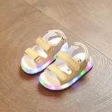 baby sandals Led Summer New Boys And Girls Sandals Baby Shoes Led Light Anti-slip Sandals For Toddler Girls Children Footwear