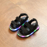 baby sandals Led Summer New Boys And Girls Sandals Baby Shoes Led Light Anti-slip Sandals For Toddler Girls Children Footwear