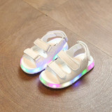 baby sandals Led Summer New Boys And Girls Sandals Baby Shoes Led Light Anti-slip Sandals For Toddler Girls Children Footwear