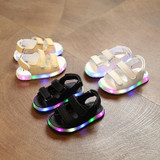 baby sandals Led Summer New Boys And Girls Sandals Baby Shoes Led Light Anti-slip Sandals For Toddler Girls Children Footwear