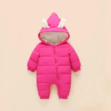 Baby Rompers Winter Jackets for Baby Girls Clothing Spring Autumn Coats Rabbit Ear Style Overalls For Baby Boys Newborn Clothes