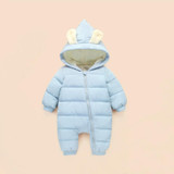 Baby Rompers Winter Jackets for Baby Girls Clothing Spring Autumn Coats Rabbit Ear Style Overalls For Baby Boys Newborn Clothes