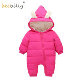 Baby Rompers Winter Jackets for Baby Girls Clothing Spring Autumn Coats Rabbit Ear Style Overalls For Baby Boys Newborn Clothes