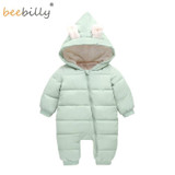 Baby Rompers Winter Jackets for Baby Girls Clothing Spring Autumn Coats Rabbit Ear Style Overalls For Baby Boys Newborn Clothes