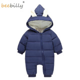 Baby Rompers Winter Jackets for Baby Girls Clothing Spring Autumn Coats Rabbit Ear Style Overalls For Baby Boys Newborn Clothes