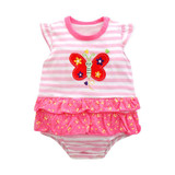 Baby Rompers Summer Baby Girl Clothes Cartoon Baby Girl Clothing Sets 2017 Newborn Baby Clothes Roupas Bebe Infant Jumpsuits