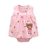 Baby Rompers Summer Baby Girl Clothes Cartoon Baby Girl Clothing Sets 2017 Newborn Baby Clothes Roupas Bebe Infant Jumpsuits