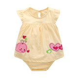 Baby Rompers Summer Baby Girl Clothes Cartoon Baby Girl Clothing Sets 2017 Newborn Baby Clothes Roupas Bebe Infant Jumpsuits