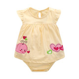 Baby Rompers Summer Baby Girl Clothes Cartoon Baby Girl Clothing Sets 2017 Newborn Baby Clothes Roupas Bebe Infant Jumpsuits