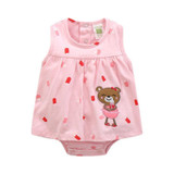 Baby Rompers Summer Baby Girl Clothes Cartoon Baby Girl Clothing Sets 2017 Newborn Baby Clothes Roupas Bebe Infant Jumpsuits