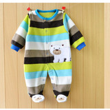 Baby Rompers Newborn Polar Fleece Similar Romper Boy Girl Baby Jumpsuit Coral velvet Autumn/Winter Children Clothes CL0790