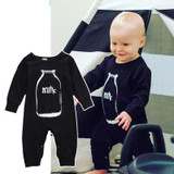 Baby Rompers Newborn Long Sleeve Similar Romper Boy Girl Baby Jumpsuit One Neck Autumn/Winter Children Clothes