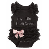 Baby Rompers Newborn Baby Girl Jumpsuits Toddler Clothes Baby Born Costume Little Girl Black Romper Outfits Baby Wear Overalls