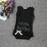 Baby Rompers Newborn Baby Girl Jumpsuits Toddler Clothes Baby Born Costume Little Girl Black Romper Outfits Baby Wear Overalls