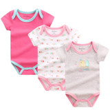 Baby Rompers Newborn Baby Boy Girls Clothes Short Sleeve Baby Clothing Girl Roupa Infantil Body Bebes Next Jumpsuit U-317
