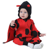 Baby Rompers New born baby girls boys clothes 2017 Cartoon Panda warm winter animal Pajamas roupas de bebe recem nascido
