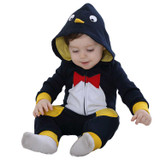 Baby Rompers New born baby girls boys clothes 2017 Cartoon Panda warm winter animal Pajamas roupas de bebe recem nascido