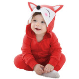 Baby Rompers New born baby girls boys clothes 2017 Cartoon Panda warm winter animal Pajamas roupas de bebe recem nascido