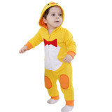 Baby Rompers New born baby girls boys clothes 2017 Cartoon Panda warm winter animal Pajamas roupas de bebe recem nascido