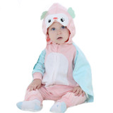 Baby Rompers New born baby girls boys clothes 2017 Cartoon Panda warm winter animal Pajamas roupas de bebe recem nascido