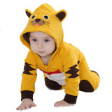 Baby Rompers New born baby girls boys clothes 2017 Cartoon Panda warm winter animal Pajamas roupas de bebe recem nascido