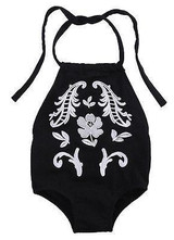 Baby Rompers Girl Baby Costumes Girl Cotton Embroidered Romper Outfits Summer Sunsuit Clothes
