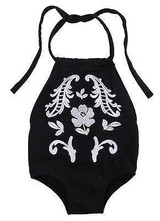 Baby Rompers Girl Baby Costumes Girl Cotton Embroidered Romper Outfits Summer Sunsuit Clothes
