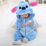 Baby rompers hello kitty girls clothes new born baby Cartoon pajamas warm winter animal Pajamas roupas de bebe recem nascido YJY