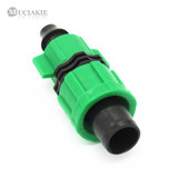 MUCIAKIE 2PCS By-pass Adaptors with Double Locks DN16 Connector for Drip Tape &amp; PE PVC Pipe Garden Irrigation Fittings