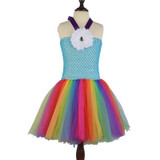 MUABABY Girls Wonder Woman Tutu Dress Kids Cosplay Costume Baby Dress Up Party Supply Girl Superhero Halloween Birthday Gift