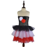 MUABABY Girls Wonder Woman Tutu Dress Kids Cosplay Costume Baby Dress Up Party Supply Girl Superhero Halloween Birthday Gift