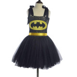 MUABABY Girls Wonder Woman Tutu Dress Kids Cosplay Costume Baby Dress Up Party Supply Girl Superhero Halloween Birthday Gift