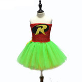 MUABABY Girls Wonder Woman Tutu Dress Kids Cosplay Costume Baby Dress Up Party Supply Girl Superhero Halloween Birthday Gift